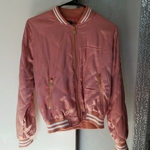 Satin Bomber Jacket